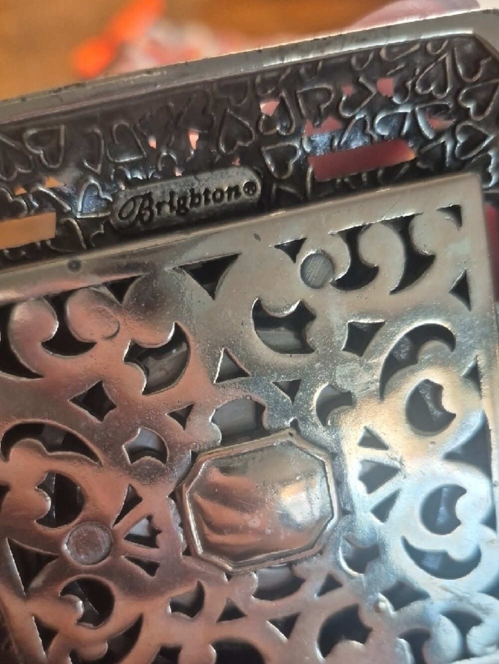 Brighton Tango Square Table Clock Works! - Picture 6 of 15